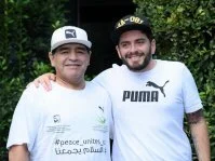 Диего Марадона с сыном