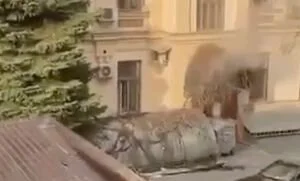 Кузьмин: Для оправдания репрессий нацисты сожгли Рейхстаг, а в Киеве горит Минкульт
