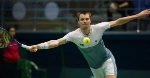 Известный теннисист попал мячом в девочку