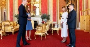 Зеленский и первая леди встретились с герцогом и герцогиней Кембриджскими