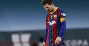 Месси получил первое удаление в клубной карьере