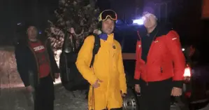 Спасатели спустя пять часов отыскали в Карпатах заблудившегося лыжника