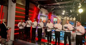 Коллектив NEWSONE закрыл сезон зимних праздников красивыми колядками и щедровками в исполнении Архиерейского мужского хора при Киево-Печерской Лавре