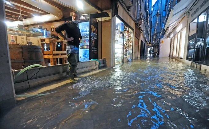 Наводнение в Венеции